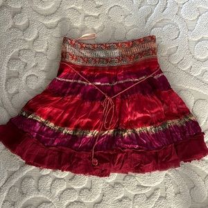 Free people silly flowy skirt